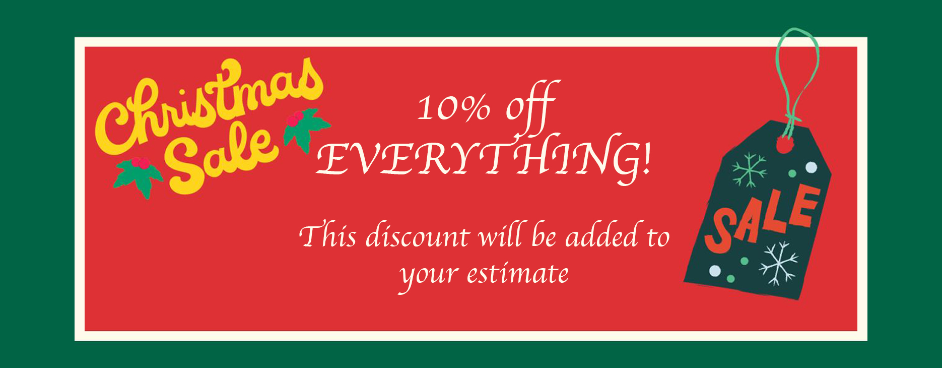 Wholesale chistmas 10% discount